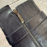 DKNYC Black Knee-High Leather Boots Buckles Woman’s 7.5 Photo 6