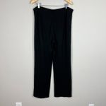 Eileen Fisher Pants Womens Large Black Pull On Tencel Lyocell Elastic Waist L Photo 9