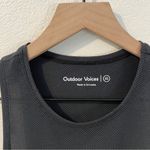 Outdoor Voices  FastTrack Mesh Tank Top Gray‎ Crop Shirt Athleisure Racerback XS Photo 1