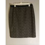 Sunny Leigh  Black Silver Metallic Pencil Lined Skirt Size Large NWOT Photo 4