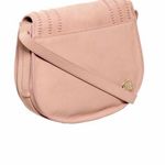 Vince Camuto Izzi Pink Suede Saddle Bag Photo 3