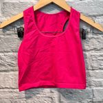 NVGTN Women’s XS Wild Berry Hit Pink Racerback Cropped Tank Top Photo 4