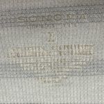 Sonoma White and Gray Striped Thermal Top Photo 2