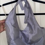 Vintage 2 Piece Women’s Outfit Skirt and Halter Top Blue Photo 1