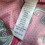 LuLaRoe Tall & Curvy Plus Size 1X Vibrant Pink Polka Dot Paisley Floral Leggings Photo 8