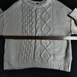 Free People  Dream Cable Crewneck Sweater Photo 15