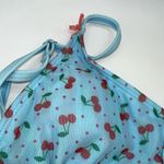 Cider  Blue Cherry Print Bikini Women’s Size S Photo 4