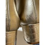 Comfortview Sidney Gold Bootie Boot Faux Croc Side Zip Size 8.5W Photo 11