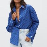 Mango Swiss Embroidery Shirt Sz 20 Photo 0