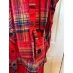 Orvis  Women's Carrie Plaid Red Long Sleeve Button Up Flannel Shirt Size small Photo 5