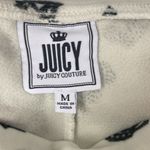 Juicy Couture White & Black Logo Print Cozy lounge Pajama Pants M Photo 3