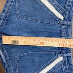 Free People Women’s Sweet Surrender High Waisted Crochet Pocket Denim Shorts Photo 6