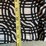 Mud Pie  Black White Geo Print Dress ~ Size S Small Liquid Knit Photo 6