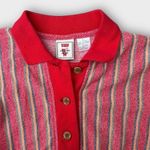 Levi Strauss & CO. VTG 90s Levi's Red Tab Heritage Southwest Striped Knit Button Up Cardigan Size L Photo 2