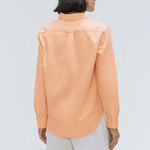 Everlane NWT The Relaxed Oxford Button Down L/S Shirt in Apricot Sz 0 Photo 10