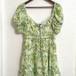 Alice + Olivia Womens Dress Kristie Mini Sun Ditsy Key Hole Tie Front Size 10 Photo 2