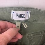 Paige  size 25 Maysle joggers Olive Green Casual Pants ankle Photo 2