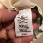 DR2 DANIEL RAINN FLORAL SLEEVELESS LINED CROCHET DETAIL BLOUSE TOP S White Photo 4