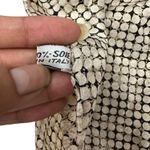 100% Silk 11.5" Square Scarf Women Handkerchief Purse Scarf Polka Dot Italy Photo 4