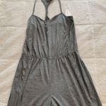 Alfani Pajama Jumpsuit in Gray Size M Photo 4