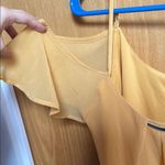 Lily White Elegant Mustard Yellow Women's Top Photo 3