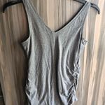 Motherhood Maternity tank top size small gray summer tank top low cut back Photo 4