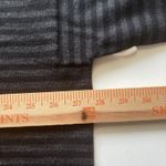 Eileen Fisher Eileen Fisher Wool Sweater Jumper Womens S/M Gray Stripe Short Sleeve Boxy Photo 8