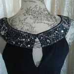 Hannah Jo Black Silk and Sequined Dress Photo 4