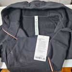 Lululemon  Scuba Full-Zip Hoodie - Black / Rose Gold - Women's Size 8 - LW3JGYS Photo 7