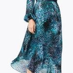 Ramy Brook Ramy‎ Brook Courtney Printed One Shoulder Maxi Midi Dress Silk Sz M Photo 0