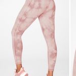 Fabletics High-Waisted Powerhold 7/8 Legging in Pink Marble Photo 1