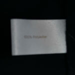 Decree  Women's Black Sheer Tie Up 3/4 Sleeve Blouse Size‎ M Photo 3