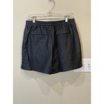 Club Monaco Riya Faux Leather Shorts Baggy Pantaloon Size 6 Athleisure Comfort Photo 1