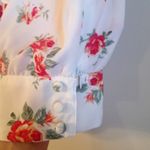 Forever 21 Floral Chiffon Ruffle Crop Top Photo 3