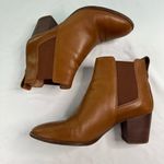Madewell Regan Boot Size 9M Women Brown Leather Block Heel Cushioned Neutral Photo 7