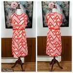 Darling Vintage 1960s/70s Flutterby Polyester Dress! Orange Size 16 Photo 1