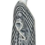 Emory park  Long Fringe Cardigan Sweater Open Front Cream Gray Boho Women’s Large Photo 6