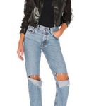 NBD Revolve  Chloe Lace Faux Leather Jacket Photo 4