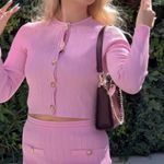 ZARA nwt ribbed knitted button up cardigan sweater top Photo 9