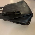 Nine West Dark Gray Pleather Tote Bag Photo 9