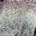 Lucky Brand Marbled chunky knit crocheted layering open sweater with pockets and fringe Photo 12