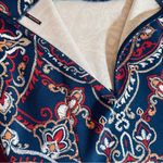 J. McLaughlin  Dress Med Sleeveless Sheath Paisley Medallion Navy Preppy Classic Photo 6