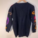 Vintage IB Diffusion Sport Abstract Lambswool Crazy 80s Design Sweater L Pink Size L Photo 8