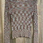 Free People  Blair Spacedye Pullover Sweater Black Coffee Combo Small NWT Photo 0