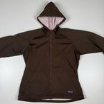 Patagonia Slopestyle Hoody Jacket Womens Large Brown Pink Full Zip Hoodie Hooded Photo 9