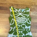 Anthropologie Tabitha Women’s 0 Tabitha Room Cotton Green Cream Retro Midi Dress Photo 5