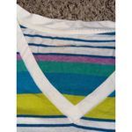 Mossimo Denim Missimo Women's multicolor short sleeve V Neck Tee Size Medium Photo 3