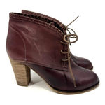 Antelope  Brown Leather Lace Up Heels Photo 0