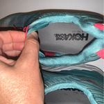 Hoka One One Bondi 10.5 Womens 6 Running Shoes Teal & Pink Model 1019270 Blue Photo 7