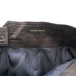 Nanette Lepore Pleated Wool Pencil Skirt Navy Sz 8 Photo 3